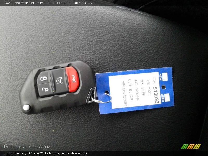 Keys of 2021 Wrangler Unlimited Rubicon 4x4