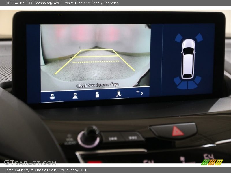 White Diamond Pearl / Espresso 2019 Acura RDX Technology AWD