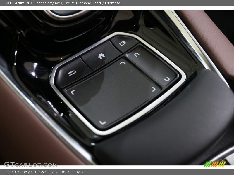 White Diamond Pearl / Espresso 2019 Acura RDX Technology AWD