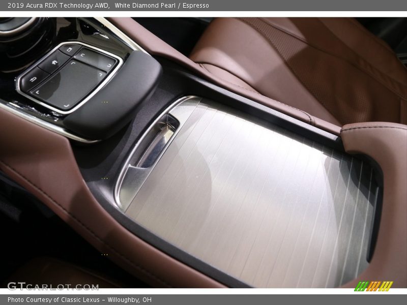White Diamond Pearl / Espresso 2019 Acura RDX Technology AWD