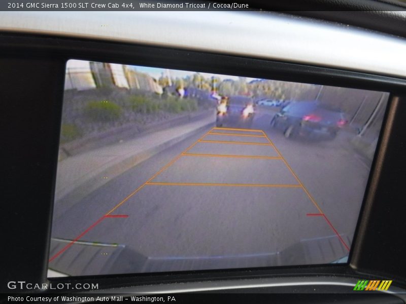 White Diamond Tricoat / Cocoa/Dune 2014 GMC Sierra 1500 SLT Crew Cab 4x4