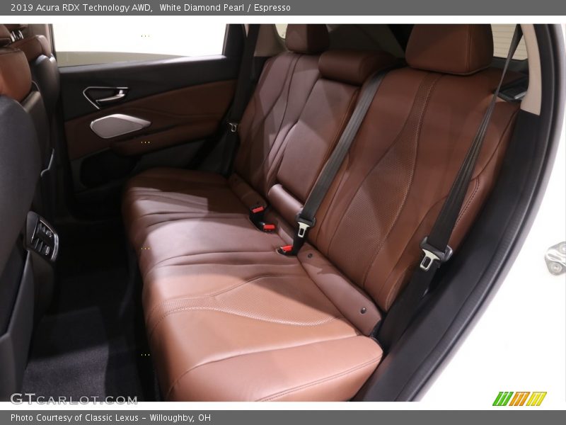 White Diamond Pearl / Espresso 2019 Acura RDX Technology AWD
