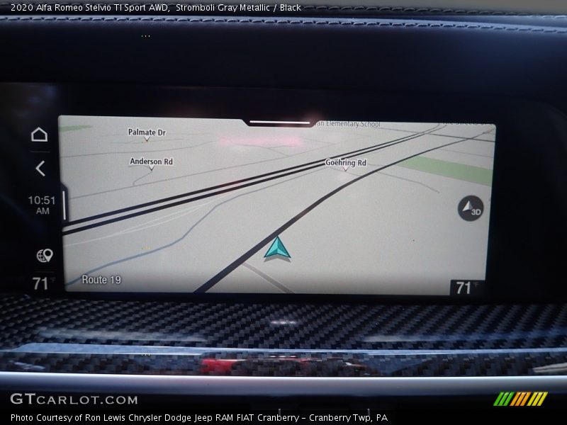 Navigation of 2020 Stelvio TI Sport AWD