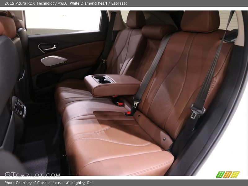 White Diamond Pearl / Espresso 2019 Acura RDX Technology AWD