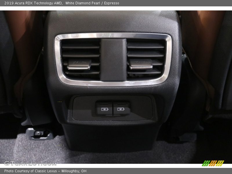 White Diamond Pearl / Espresso 2019 Acura RDX Technology AWD