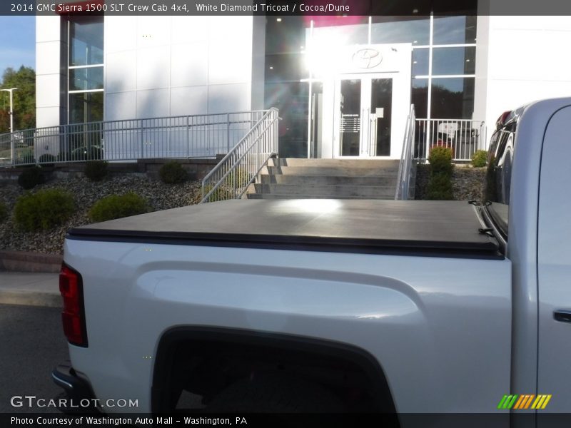 White Diamond Tricoat / Cocoa/Dune 2014 GMC Sierra 1500 SLT Crew Cab 4x4