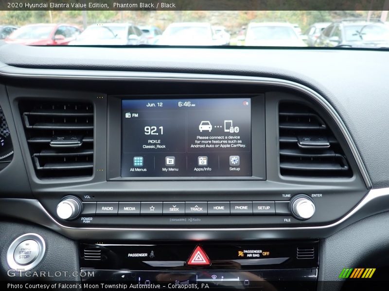 Phantom Black / Black 2020 Hyundai Elantra Value Edition