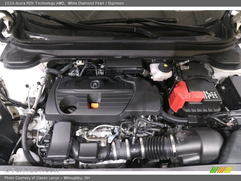 White Diamond Pearl / Espresso 2019 Acura RDX Technology AWD