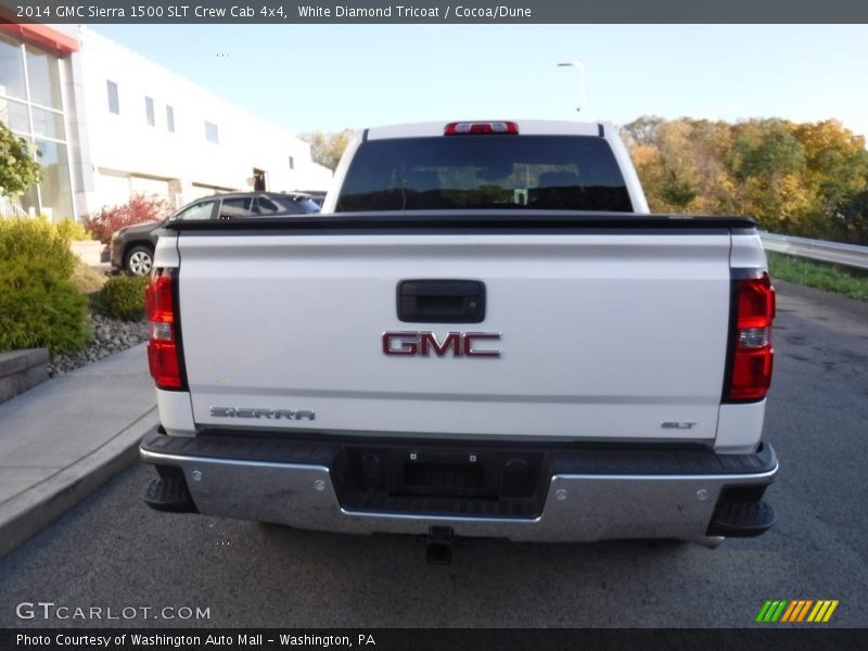 White Diamond Tricoat / Cocoa/Dune 2014 GMC Sierra 1500 SLT Crew Cab 4x4