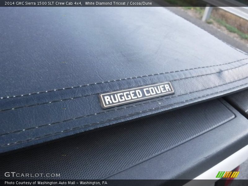 White Diamond Tricoat / Cocoa/Dune 2014 GMC Sierra 1500 SLT Crew Cab 4x4