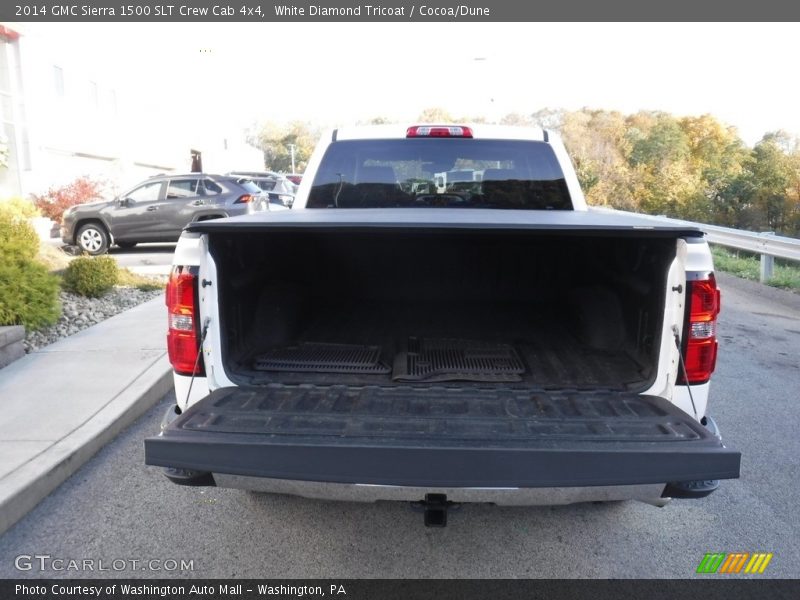 White Diamond Tricoat / Cocoa/Dune 2014 GMC Sierra 1500 SLT Crew Cab 4x4