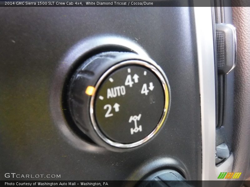 White Diamond Tricoat / Cocoa/Dune 2014 GMC Sierra 1500 SLT Crew Cab 4x4
