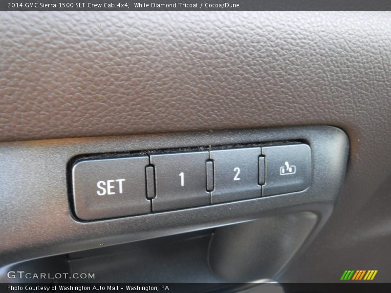 White Diamond Tricoat / Cocoa/Dune 2014 GMC Sierra 1500 SLT Crew Cab 4x4