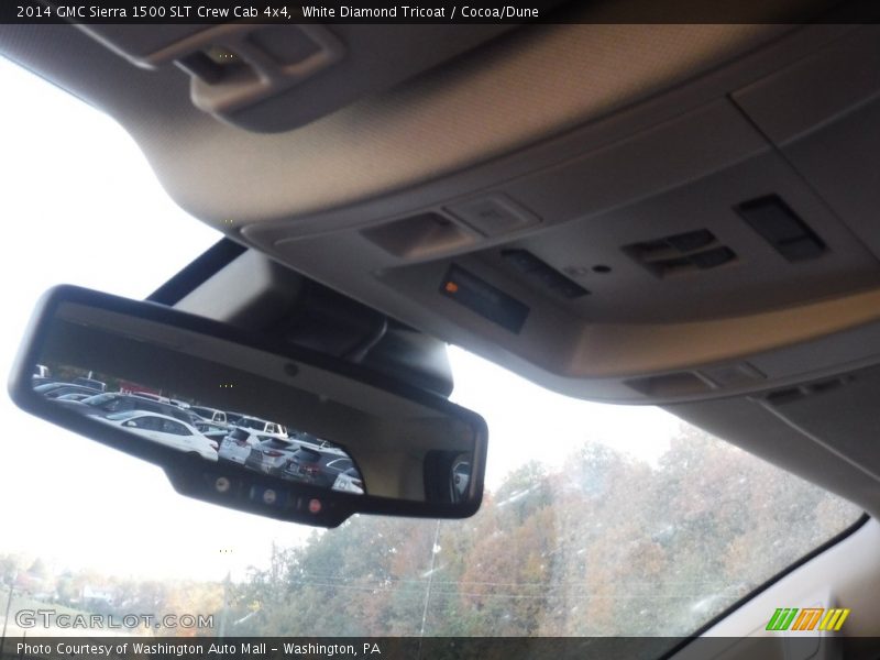 White Diamond Tricoat / Cocoa/Dune 2014 GMC Sierra 1500 SLT Crew Cab 4x4