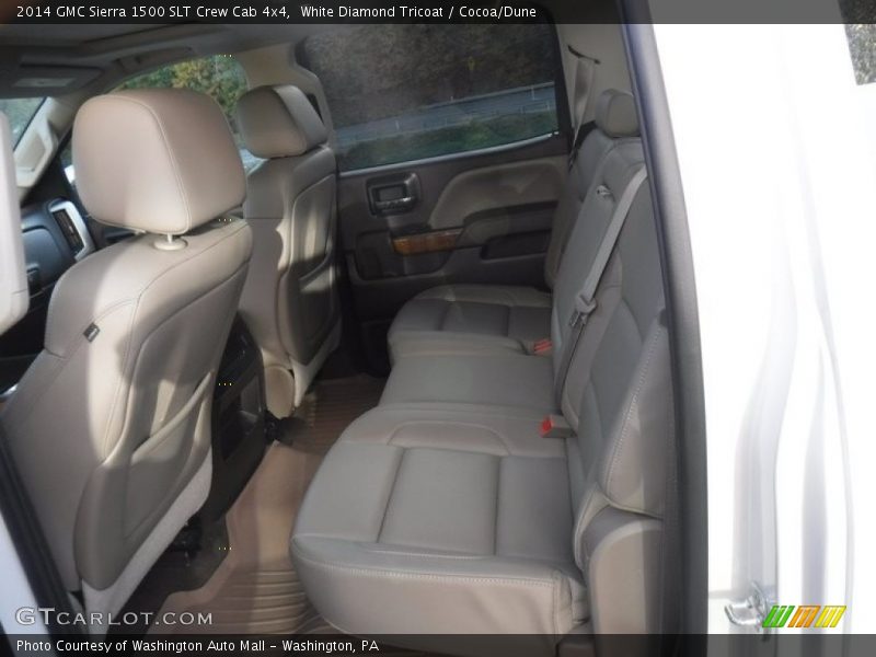 White Diamond Tricoat / Cocoa/Dune 2014 GMC Sierra 1500 SLT Crew Cab 4x4