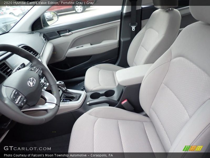 Portofino Gray / Gray 2020 Hyundai Elantra Value Edition