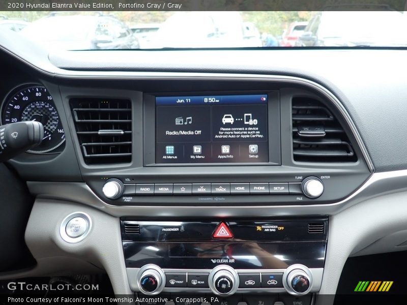 Controls of 2020 Elantra Value Edition