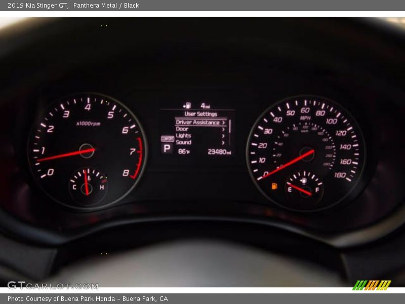  2019 Stinger GT GT Gauges