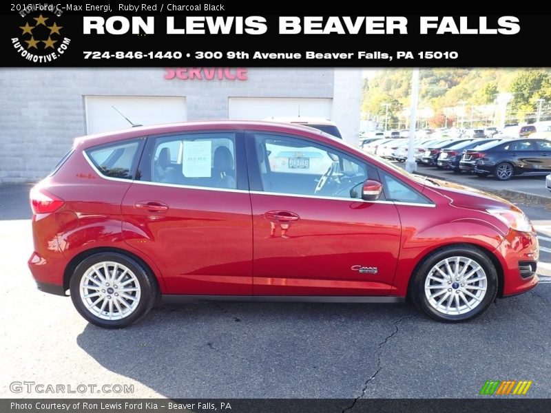 Ruby Red / Charcoal Black 2016 Ford C-Max Energi