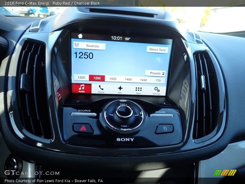 Controls of 2016 C-Max Energi