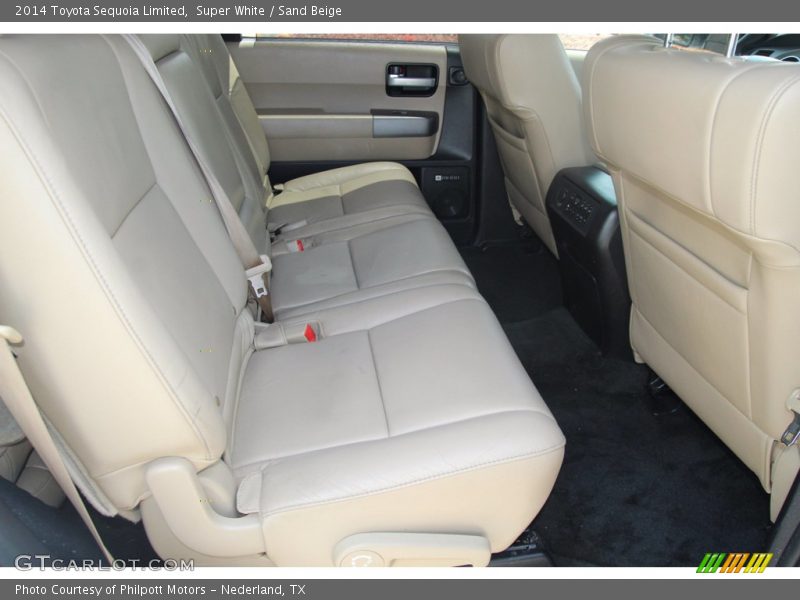 Rear Seat of 2014 Sequoia Limited