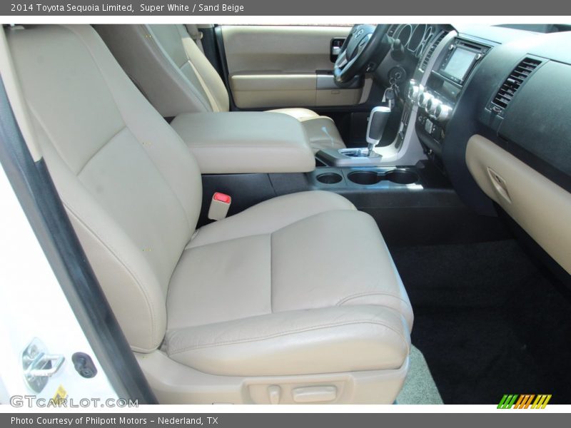 Front Seat of 2014 Sequoia Limited