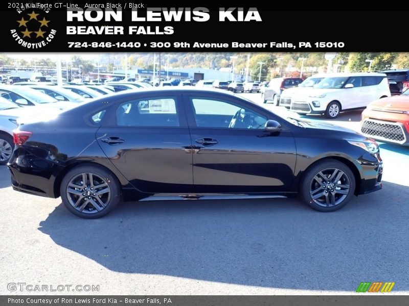 Aurora Black / Black 2021 Kia Forte GT-Line