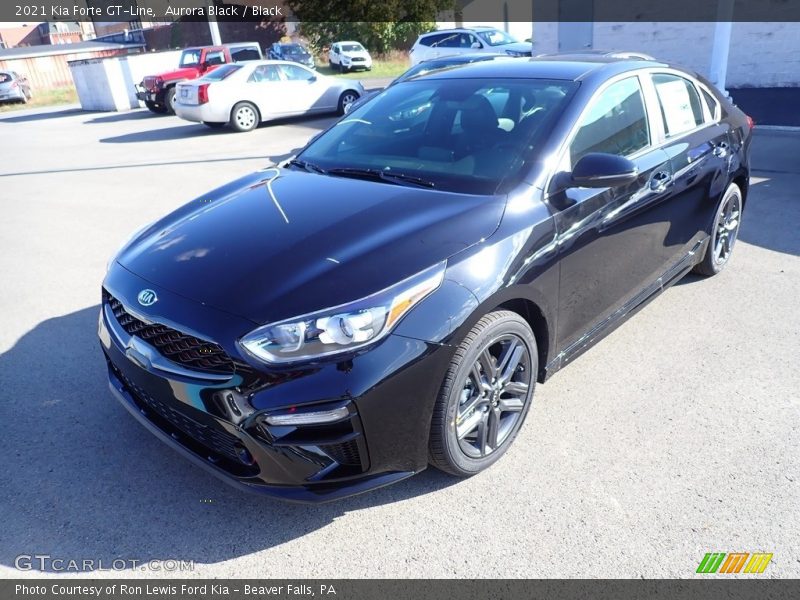 Aurora Black / Black 2021 Kia Forte GT-Line