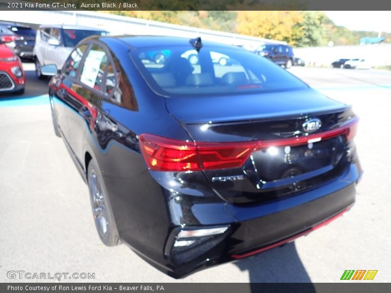 Aurora Black / Black 2021 Kia Forte GT-Line