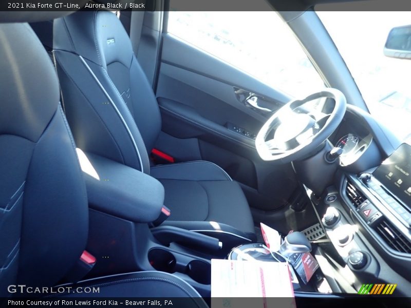 Aurora Black / Black 2021 Kia Forte GT-Line