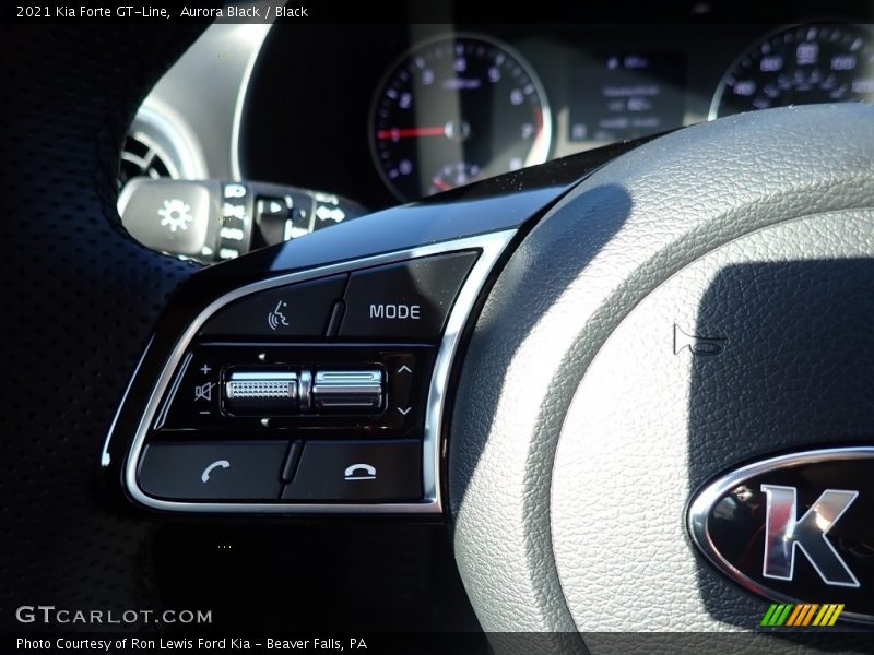 Aurora Black / Black 2021 Kia Forte GT-Line