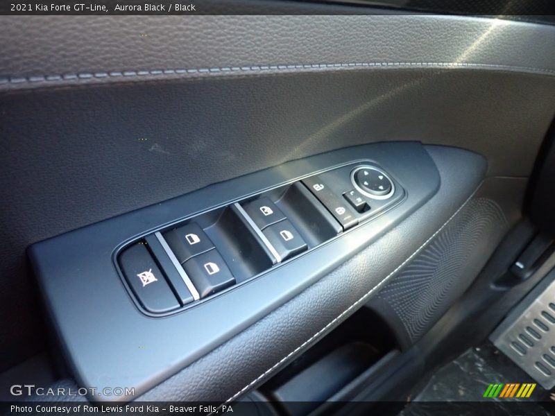 Aurora Black / Black 2021 Kia Forte GT-Line