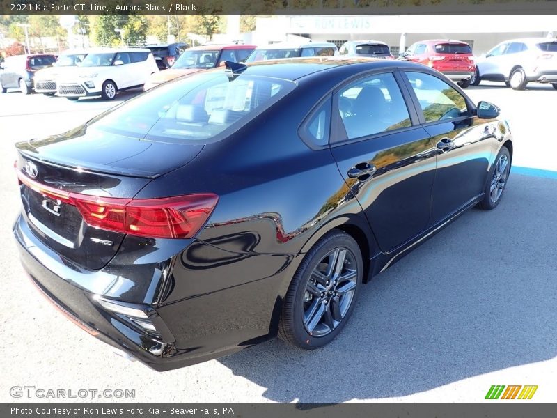 Aurora Black / Black 2021 Kia Forte GT-Line