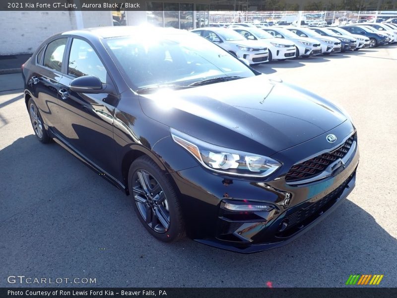 Aurora Black / Black 2021 Kia Forte GT-Line