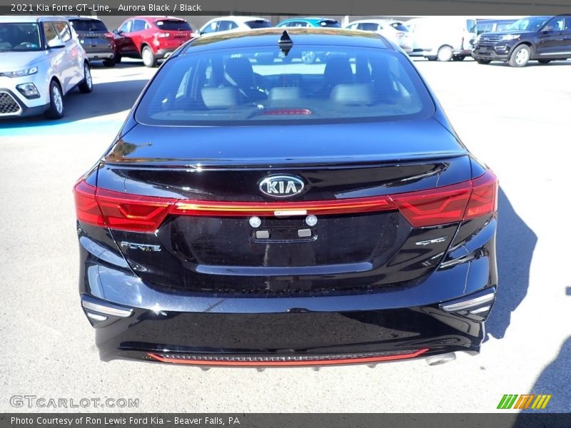Aurora Black / Black 2021 Kia Forte GT-Line