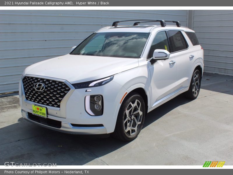 Hyper White / Black 2021 Hyundai Palisade Calligraphy AWD