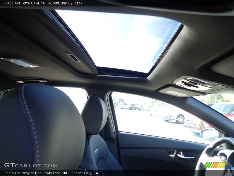 Aurora Black / Black 2021 Kia Forte GT-Line