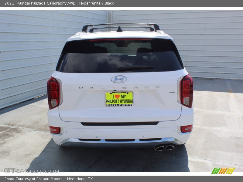 Hyper White / Black 2021 Hyundai Palisade Calligraphy AWD