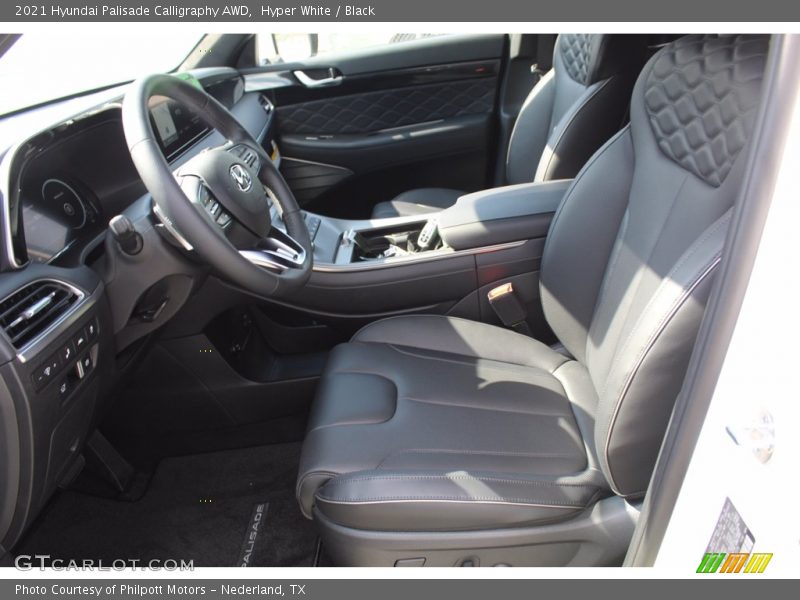 Hyper White / Black 2021 Hyundai Palisade Calligraphy AWD