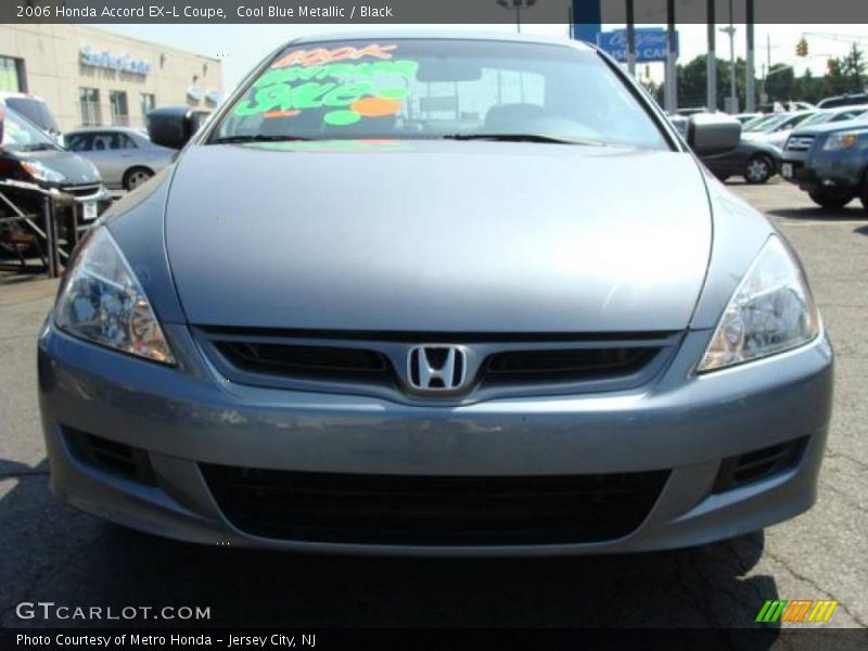 Cool Blue Metallic / Black 2006 Honda Accord EX-L Coupe