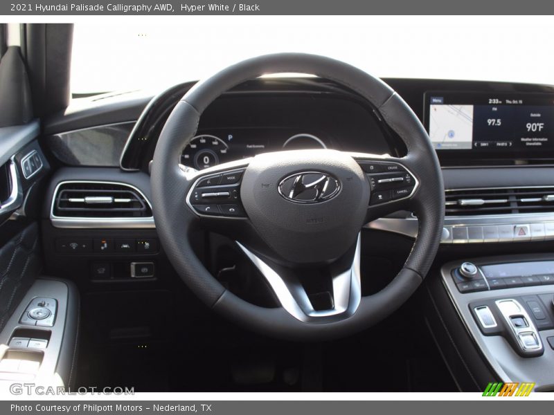 Hyper White / Black 2021 Hyundai Palisade Calligraphy AWD