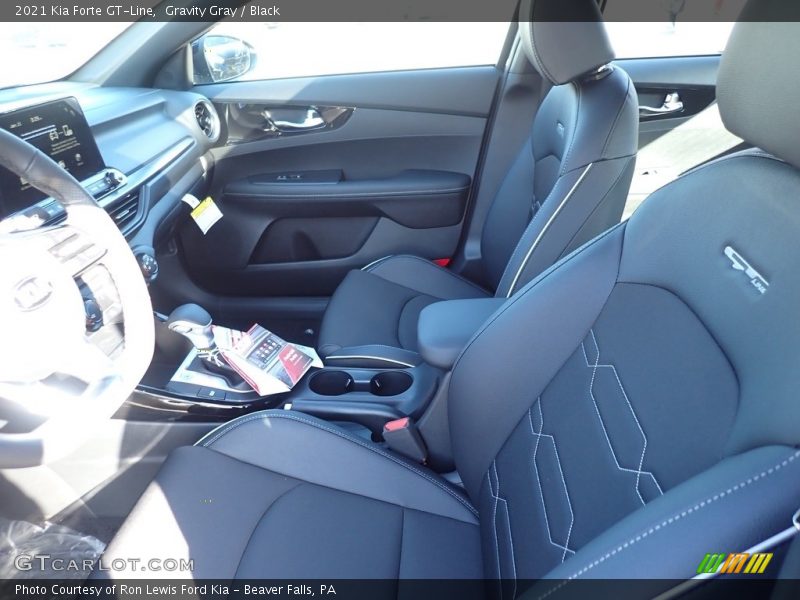 Gravity Gray / Black 2021 Kia Forte GT-Line