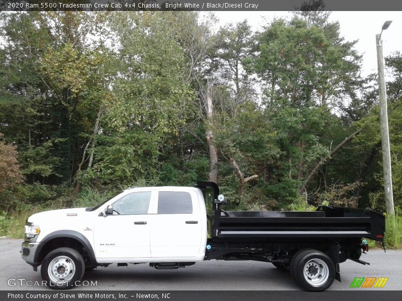 Bright White / Black/Diesel Gray 2020 Ram 5500 Tradesman Crew Cab 4x4 Chassis