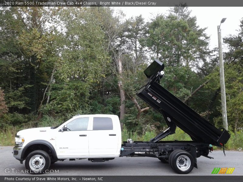 Bright White / Black/Diesel Gray 2020 Ram 5500 Tradesman Crew Cab 4x4 Chassis