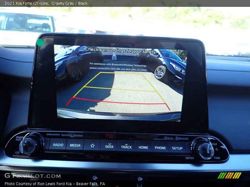 Gravity Gray / Black 2021 Kia Forte GT-Line