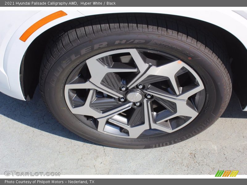 Hyper White / Black 2021 Hyundai Palisade Calligraphy AWD