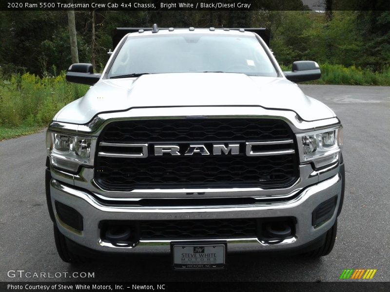 Bright White / Black/Diesel Gray 2020 Ram 5500 Tradesman Crew Cab 4x4 Chassis