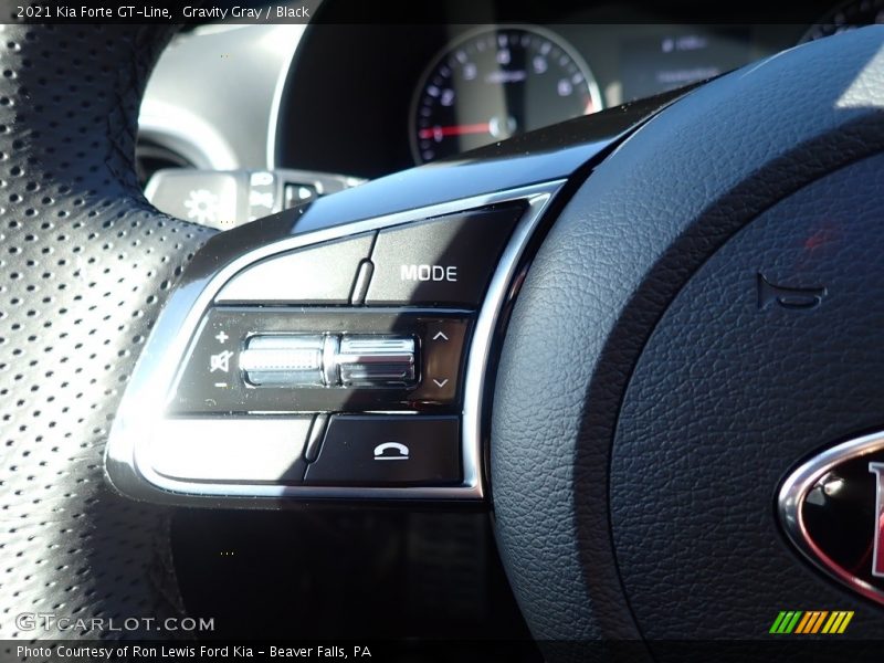 Gravity Gray / Black 2021 Kia Forte GT-Line