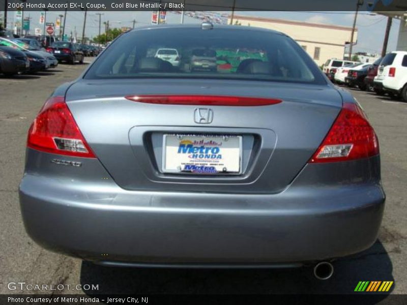 Cool Blue Metallic / Black 2006 Honda Accord EX-L Coupe