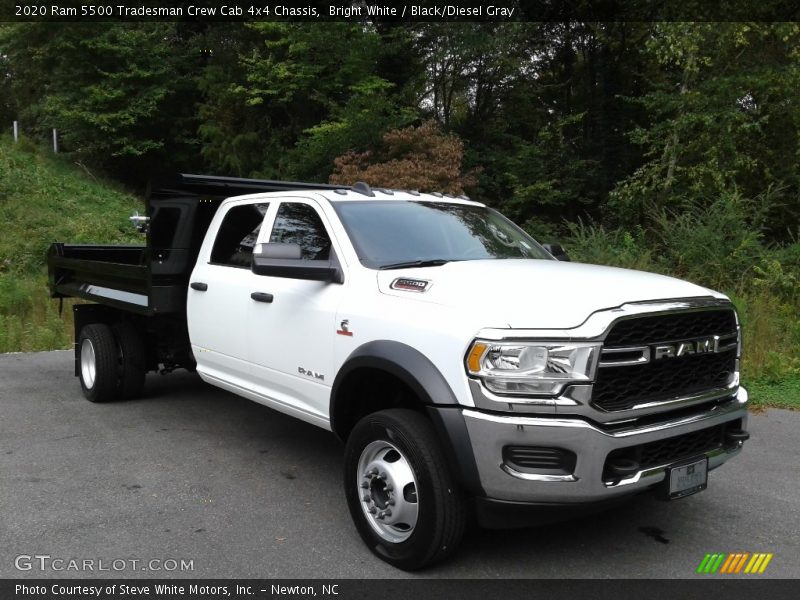 Bright White / Black/Diesel Gray 2020 Ram 5500 Tradesman Crew Cab 4x4 Chassis